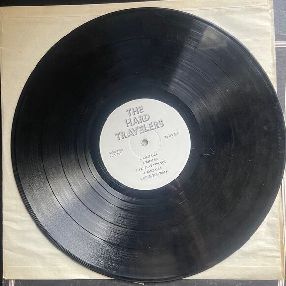 Vintage "The Hard Travelers" LP Vinyl Records - Picture 4 of 5